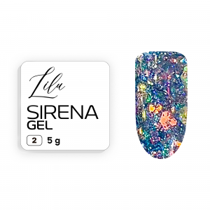 Lilu Блеск для дизайна Sirena gel 02, 8g