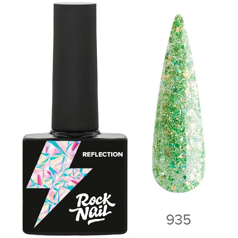 Гель-лак RockNail, Reflection 935 Alien Superstar