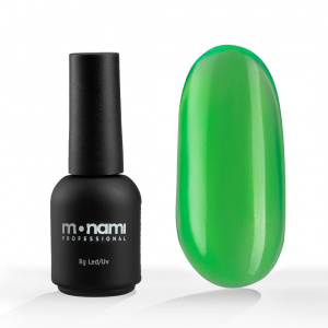 Monami гель-лак NEON glass Green, 8 мл