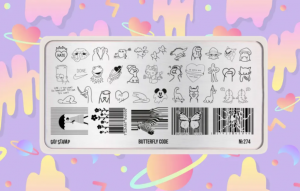 Пластина для стемпинга Go! Stamp 274 Butterfly code