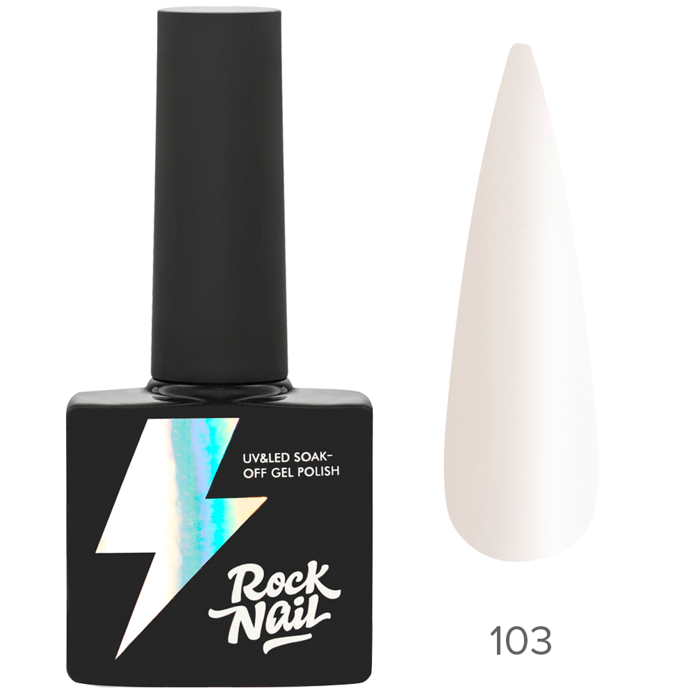 Гель-лак RockNail, Basic 103 Simple White Гель-лак RockNail, Basic 103 Simple White