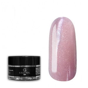 Grattol Camouflage Gel Shimmer Rose, 15мл