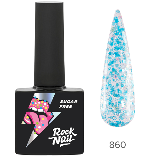 Гель-лак RockNail, Sugar Free 860 Sticky Fingers