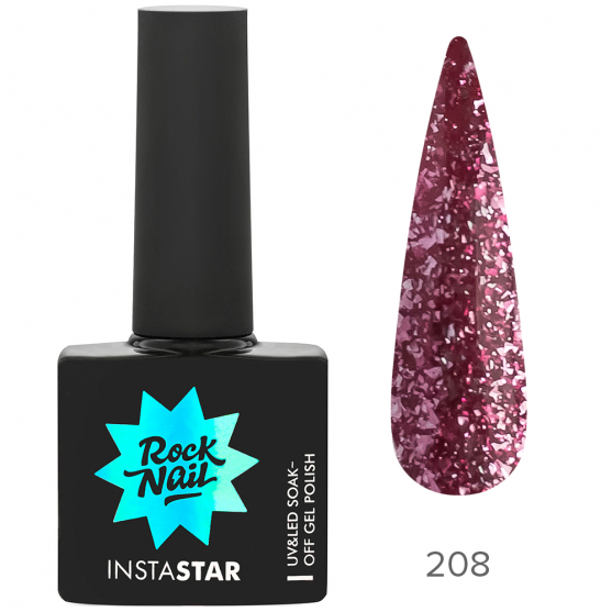 Гель-лак RockNail, Insta Star 208 Rihanna