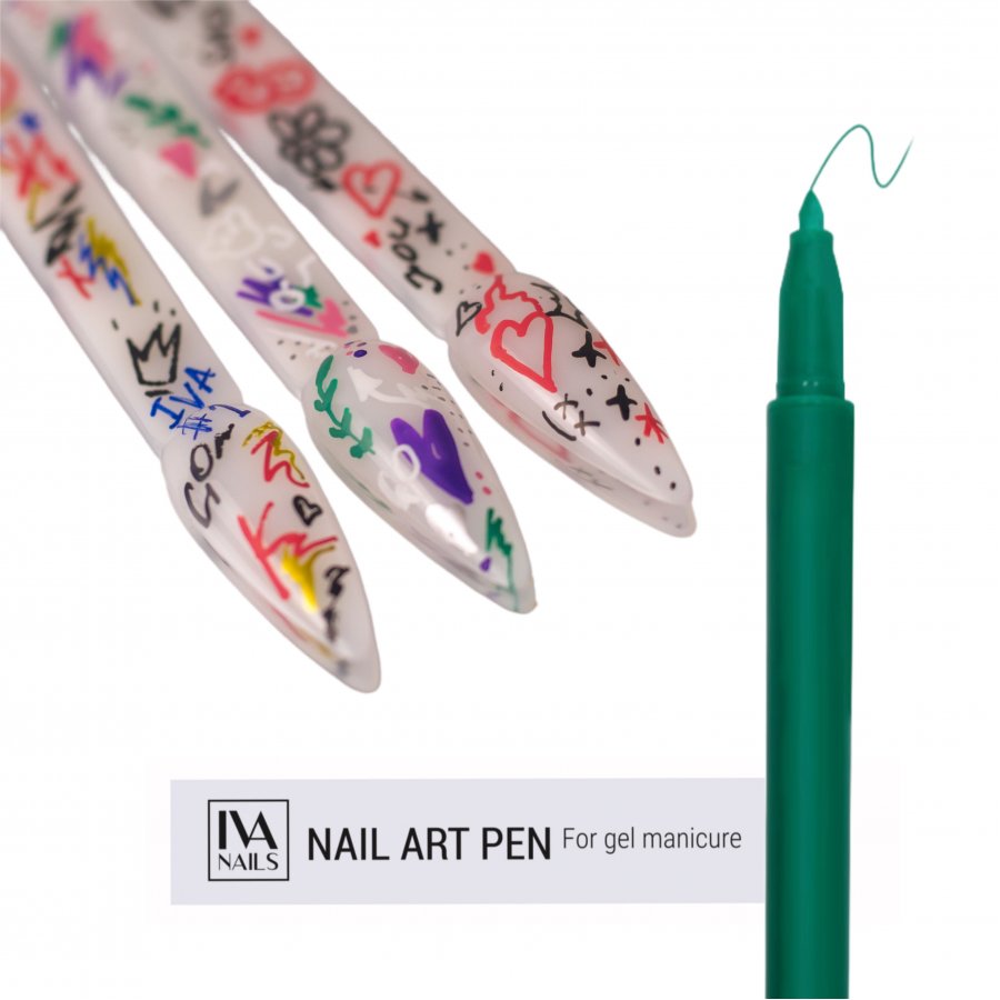 Акриловый фломастер IVA Nails, Green 4