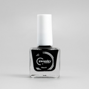 Лак для стемпинга Swanky Stamping №001, черный, 18 мл