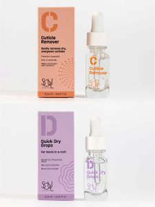 Набор SOUL Cuticle remover+Quick Dry drops