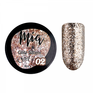 Mia Glitz Storm gel 02, 5гр Mia Glitz Storm gel 02, 5гр