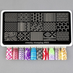 Пластина для стемпинга Swanky Stamping 022